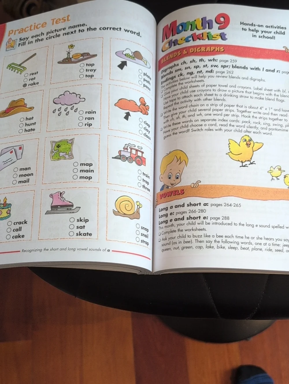 Learn Every Day Phonics Activity Book for Kids - Colorful Pink & Purple